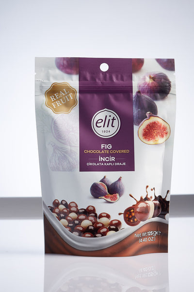 Elit Fig Chocolate Covered Pouch 125g - Shams Shopping Centre Elit
