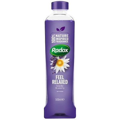 Radox Feel Relaxed Lavender & Waterlily Bath Soak 500ml - Shams Shopping Centre Radox