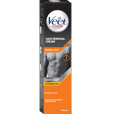 Veet Men Hair Removal Cream For Normal Skin 100g - Shams Shopping Centre Veet