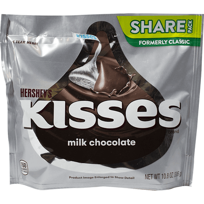 Hershey's Kisses Milk Chocolate Sharing Pack 306g - Shams Shopping Centre Hersheys