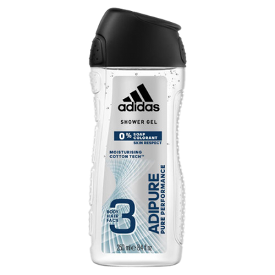 Adidas Adipure Men Shower Gel 250ml - Shams Shopping Centre Addidas