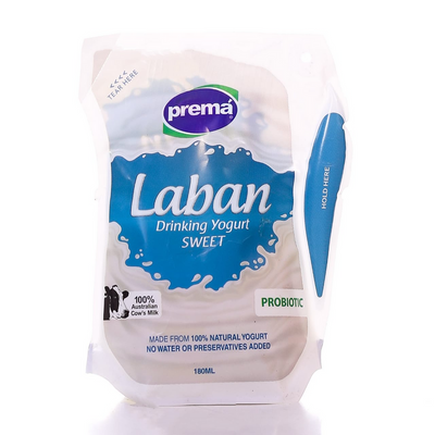Prema Laban Sweet Drinking Yogurt 180g - Shams Shopping Centre Prema