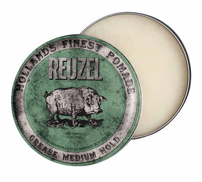 Reuzel - Green Pomade Grease Medium Hold 113g - Shams Shopping Centre Reuzel