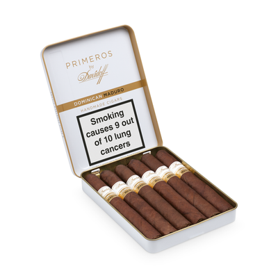 Davidoff Primeros Dominican Maduro 6 Cigar-Tin (Full Pack) - Shams Shopping Centre Davidoff