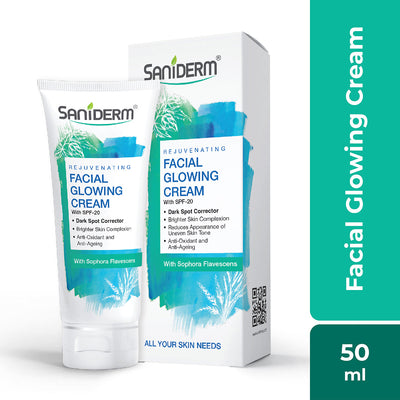 Saniderm Glowing Facial Cream SPF20 50g - Shams Shopping Centre Saniderm