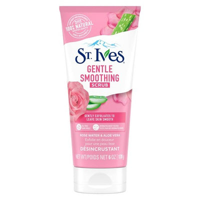 Stives Gentle Smoothing Scrub Rose Water & Aloe Vera 170g - Shams Shopping Centre St Ives