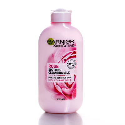 Garnier Cleansing Milk For Dry & Sensitive Skin Face 200ml - Shams Shopping Centre Garnier