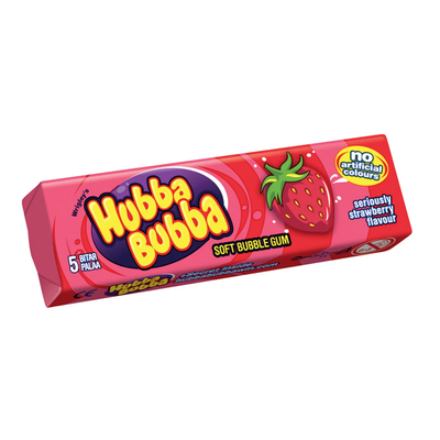 Hubba Bubba Strawberry Bubble Gum 35g - Shams Shopping Centre Hubba Bubba