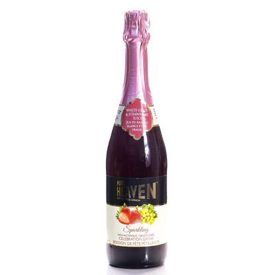 Pure Heaven White Grape & Strawberry Sparkling Celebration Drink 750ml - Shams Shopping Centre Pure Heaven