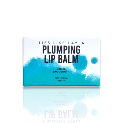 Aura Lips Like Layla Plumping Lip Balm Vanilla & Peppermint 15g - Shams Shopping Centre Aura Craft