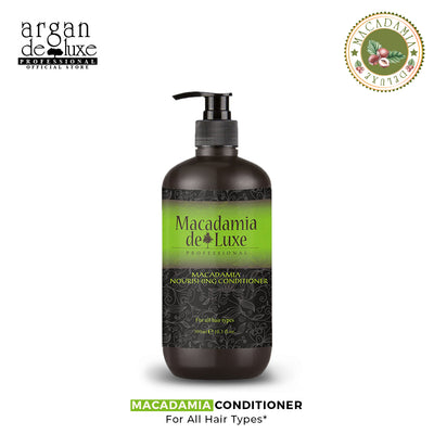 Argan Macadamia De Luxe Professional Nourishing Conditioner 300ml - Shams Shopping Centre Argan De Luxe