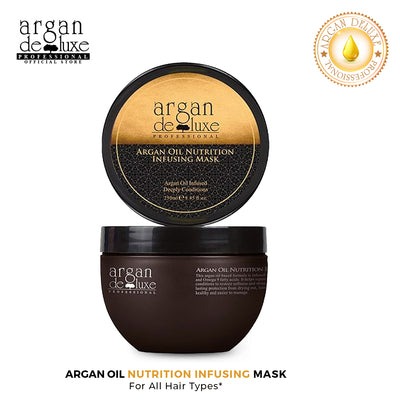 Argan De Lux Professional Argan Oil Nutrition Infusing Hair Mask 250ml - Shams Shopping Centre Argan De Luxe