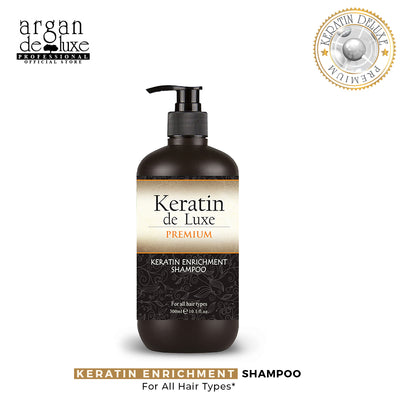Argan Keratin De Lux Premium Shampoo 300ml - Shams Shopping Centre Argan De Luxe