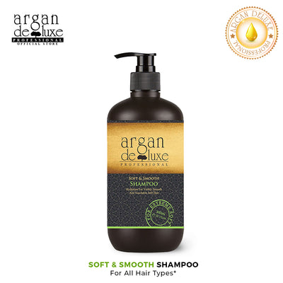 Argan De Lux Professional Soft & Smooth Shampo 300ml - Shams Shopping Centre Argan De Luxe