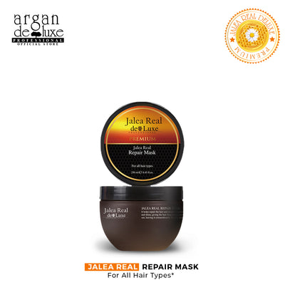 Argan Jalea Real De Luxe Premium Sulfate Free Hair Mask 250ml - Shams Shopping Centre Argan De Luxe