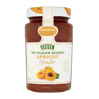 Stute No Sugar Added Apricot Jam 430g - Shams Shopping Centre Stute