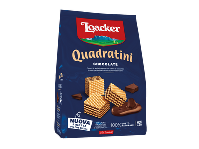 Loacker Quadratini Wafer Chocolate 250gm - Shams Shopping Centre Shams Shopping Centre