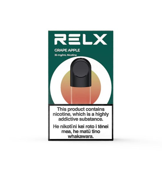 Relx Grape Apple 3% Pods 2pcs Shams Shopping Centre Relx Grape Apple 3% Pods 2pcs Shams Shopping Centre
