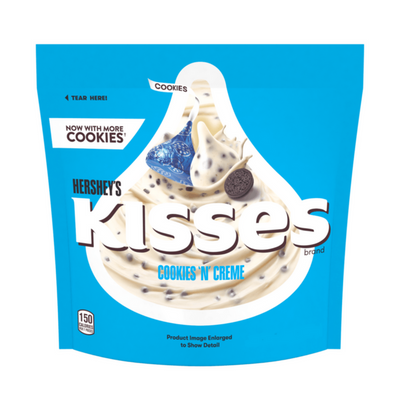 Hershey's Kisses Cookies N Creme 283g - Shams Shopping Centre Hersheys