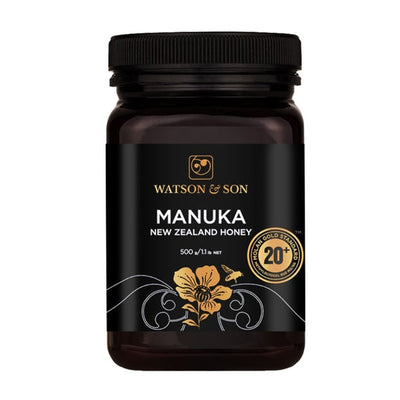Watson & Sons Manuka Honey 5+ 500g - Shams Shopping Centre Watson & Son