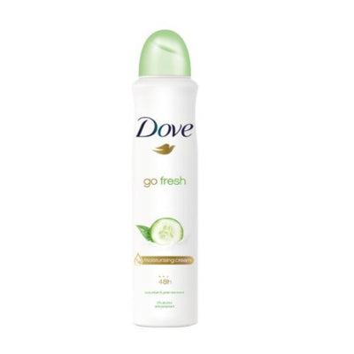Dove Go Fresh Green Tea Scant Deodorant Spray 250ml - Shams Shopping Centre Dove