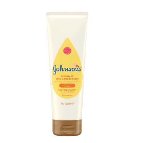 Johnson's Baby Creamy Oil Shea Cocoa Butter 236ml – Shams