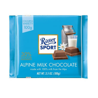 Ritter Sport Alpine Milk 100gm - Shams Shopping Centre Ritter Sport