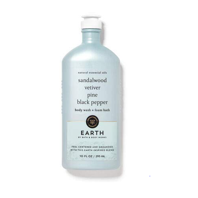 BBW Earth Body Wash+Foam Bath 295ml - Shams Shopping Centre Bath & Body Works