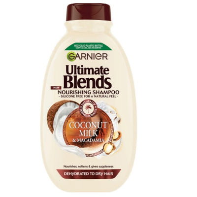 Garnier Ultimate Blend Coconut Milk & Macadamia Shampoo 400ml - Shams Shopping Centre Garnier