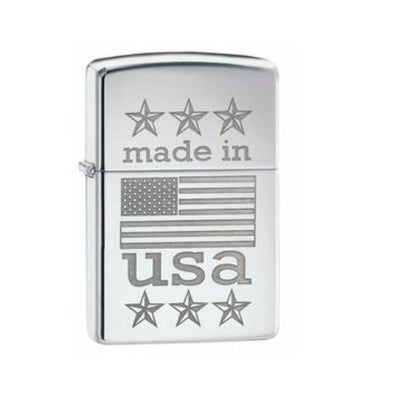 Zippo 29430 Made In USA With Flag - Shams Shopping Centre Zippo