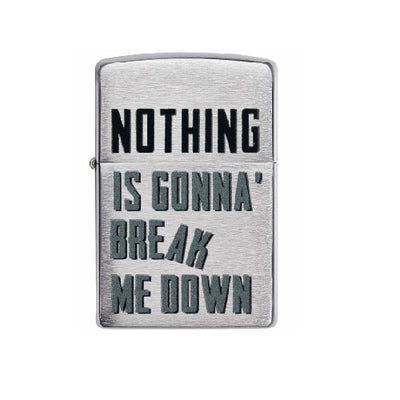 Zippo 200 Nothing Is Gonna Design - Shams Shopping Centre Zippo