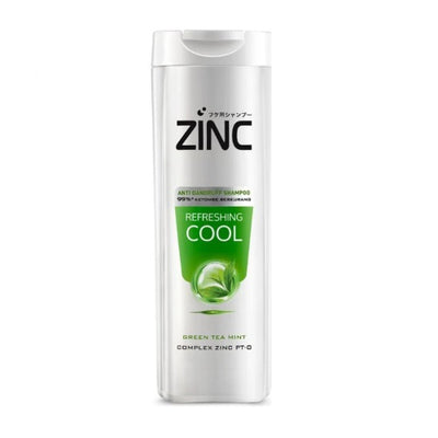 Zinc Anti Dandruff Shampoo Green Tea & Mint 340ml - Shams Shopping Centre Zinc