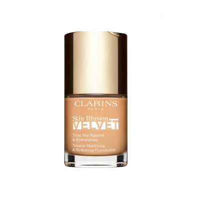 Clarins 107 C Skin Illusion Velvet Natural Matifying & Hydrating Foundation 30ml - Shams Shopping Centre Clarins