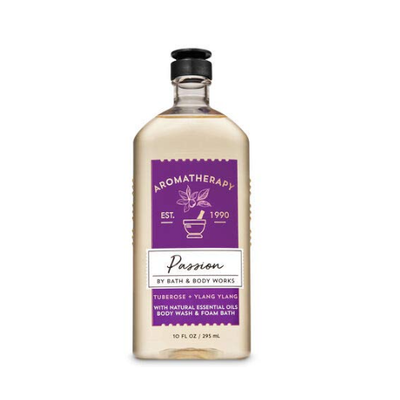 BBW Aromatherapy Passion Tuberose Ylang Ylang Body Wash 295ml - Shams Shopping Centre Bath & Body Works