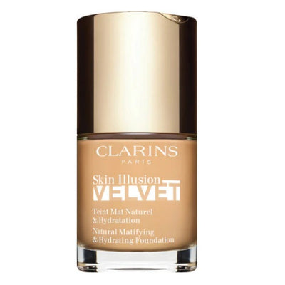 Clarins 106N Skin Illusion Velvet Natural Matifying & Hydrating Foundation 30ml - Shams Shopping Centre Clarins