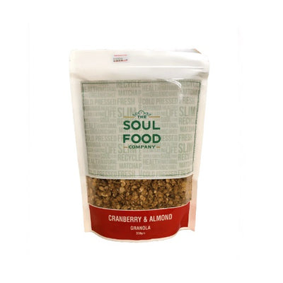 The Soul Food Cranberry & Almond Granola 300g - Shams Shopping Centre The Soul Food