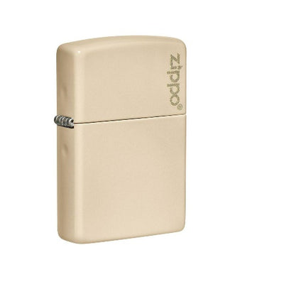 zippo-49453zl-flat-sand-zippo-logo