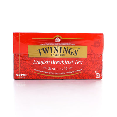 Twining English Breakfast Tea 25 Ta Bags - Shams Shopping Centre Twinings