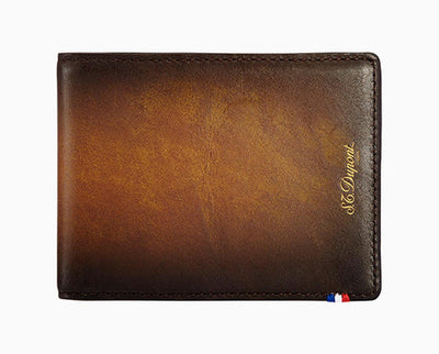 St Dupont BillFold 6 CC Atelier Brown (190400) - Shams Shopping Centre ST Dupont