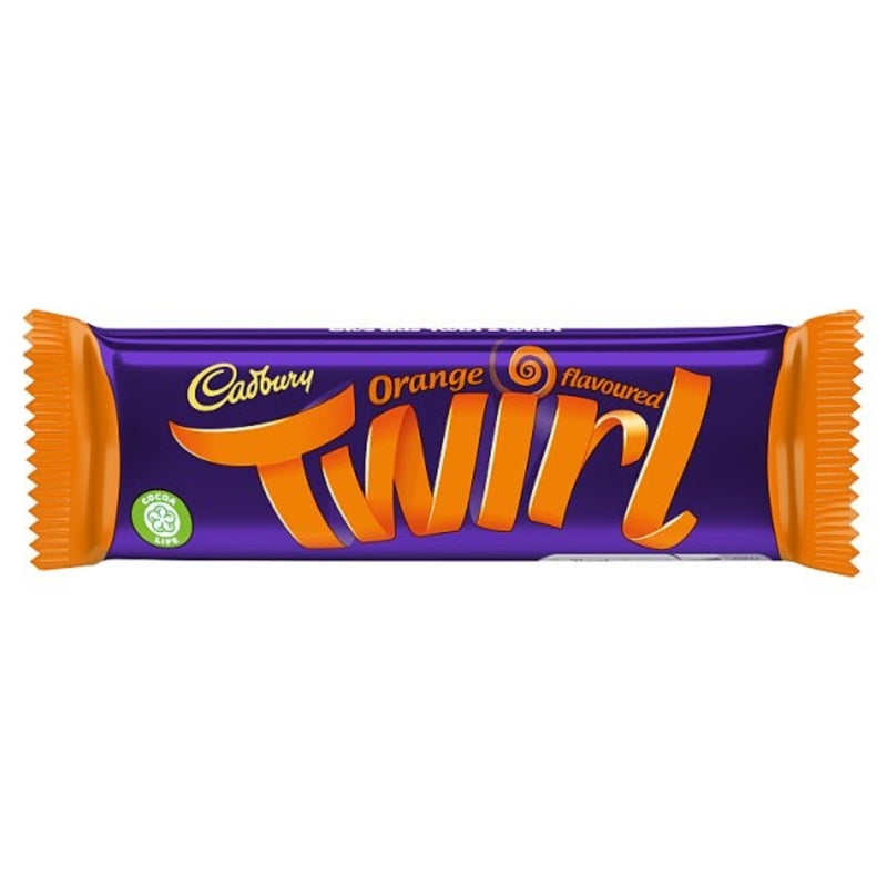 Cadbury Twirl Orange Flavoured Chocolate 43g