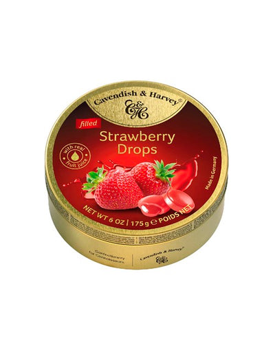 Cavendish & Harvey Strawberry Drops 175g - Shams Shopping Centre Cavendish & Harvey