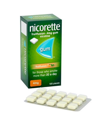 Nicorette Fruitfusion 4mg Gum - Shams Shopping Centre Nicorette
