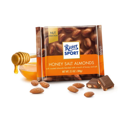 Ritter Sport Honey Salt Almonds 100g - Shams Shopping Centre Ritter Sport