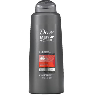 Dove Men Care 2 in Hair Defense 2 in 1 Shampoo+ Conditioner 603ml - Shams Shopping Centre Dove