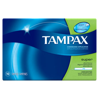 Tampex super plus unscent 10s - Shams Shopping Centre Tampax