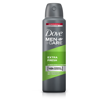 Dove Men Care Extra Fresh Deodorant Spray 150ml - Shams Shopping Centre Dove