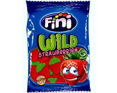 Fini Wild Strawberries Gluten Free Jelly 80g - Shams Shopping Centre Fini