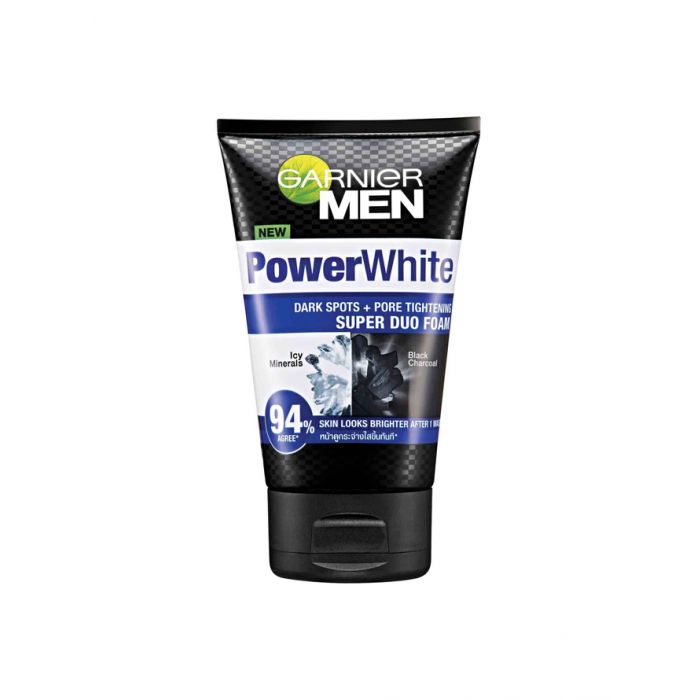 Garnier Men Turbo Light Dual White Face Wash 100ml Shams Shopping Centre