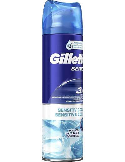 Gillette Series Sensitive Cool Shave Gel 200ml - Shams Shopping Centre Gillette