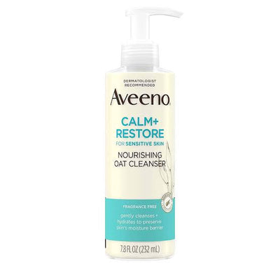 Aveeno Calm+Restore Nourishing Oat Cleanser 232ml - Shams Shopping Centre Aveeno